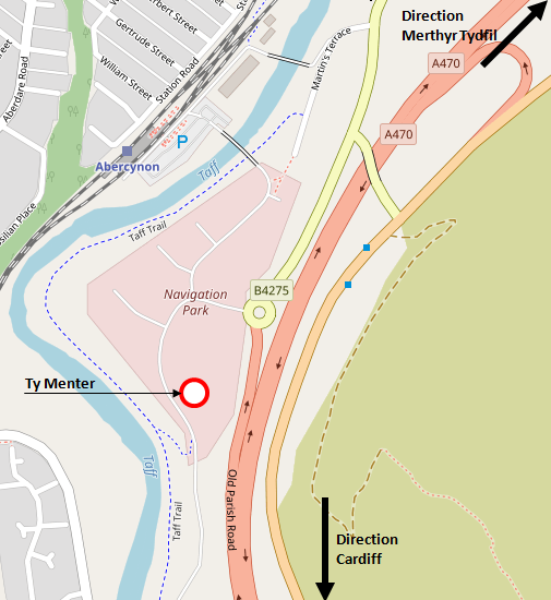 Location of Ty Menter